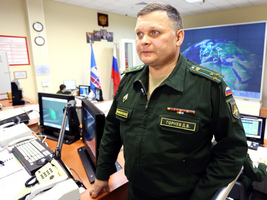 Отработка действий при обнаружении пуска баллистической ракеты