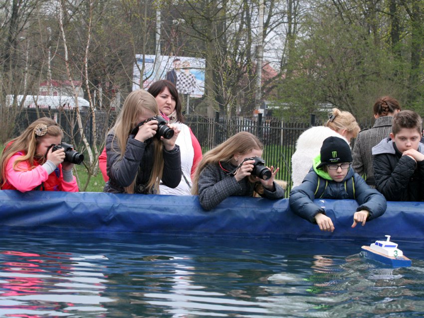 Фоторепортаж с соревнований судомоделистов