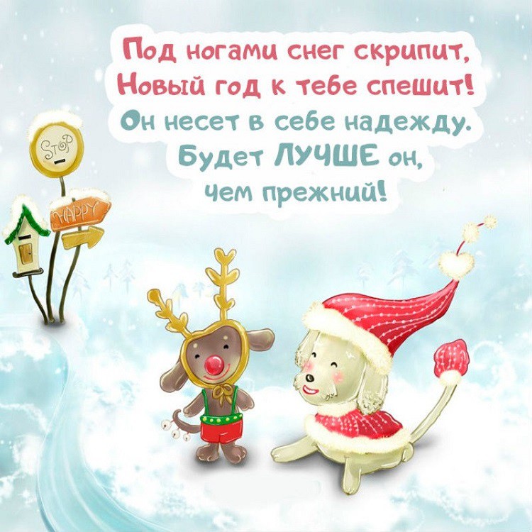 Прикольные поздравления с Новым годом Свиньи 2019 в стихах