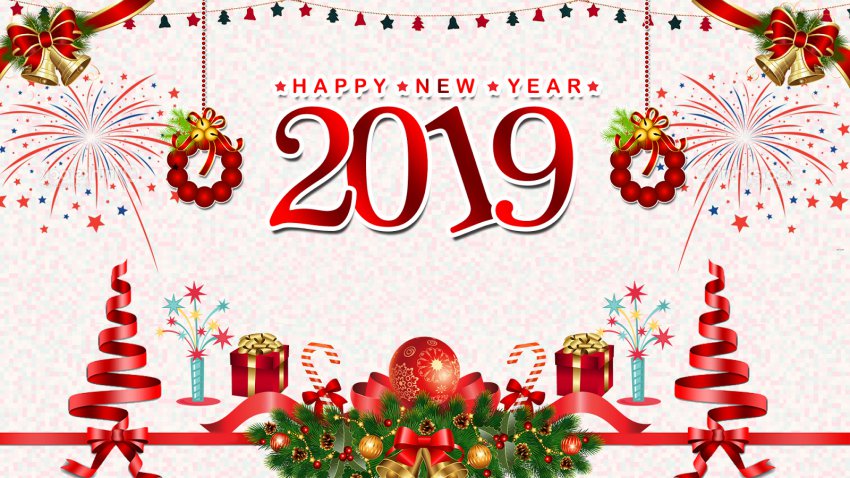 Картинки с Новым годом 2019 Свиньи (кабана): яркие открытки с прикольными поздравлениями