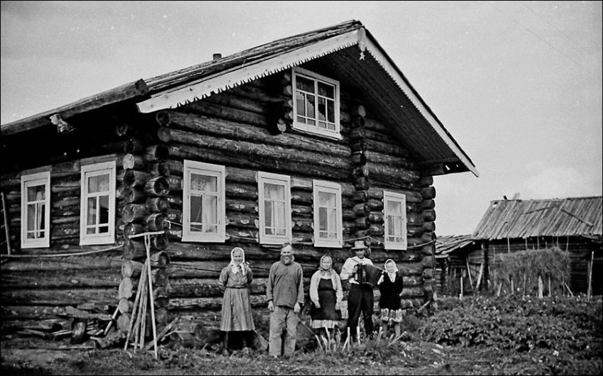 Фотоподборка деревенского быта русского человека XX века