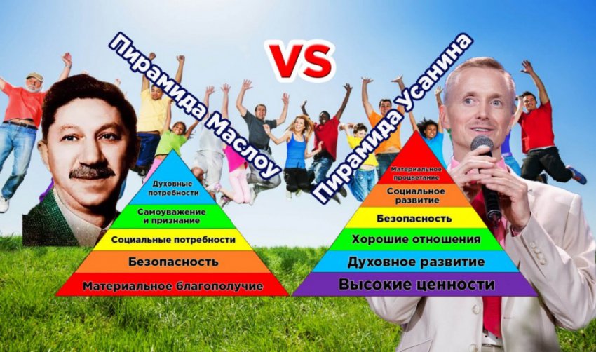 Пирамида Усанина переворачивает с головы на ноги «пирамиду Маслоу»