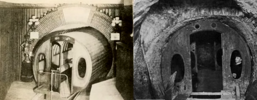 «Пневмотранзит» — подземный тоннель для пневматических поездов