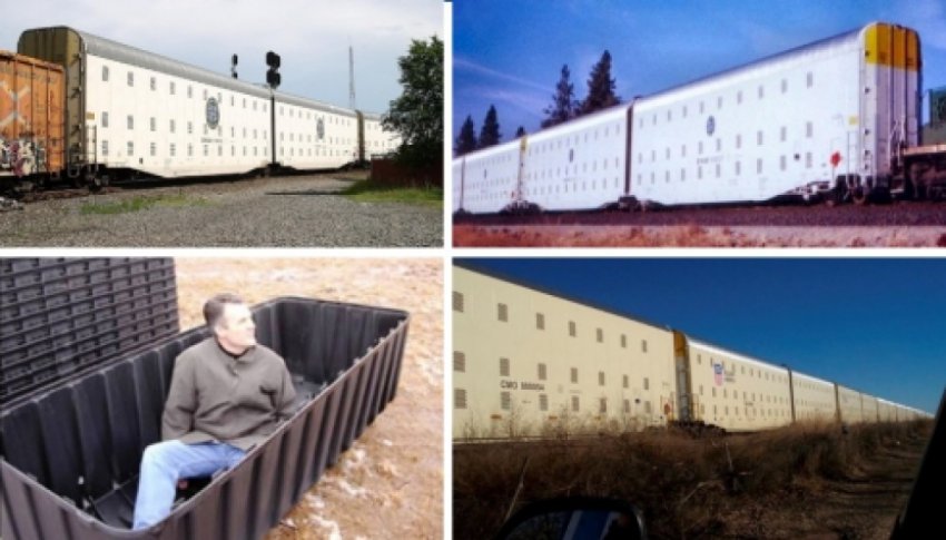 Поезда FEMA: Города из пластиковых гробов пришли в движение