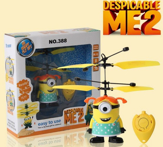 Игрушка летающий миньон: внешний вид и как работает, игры, цены и отзывы родителей Игрушка летающий миньон: внешний вид и как работает, игры, цены и отзывы родителей
