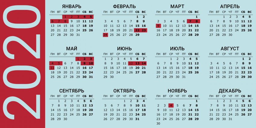 Расписание новогодних и майских каникул на 2020 год: правительство утвердило количество выходных дней