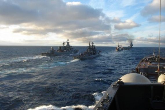 В Средиземном море началось совместное учение российского и сирийского флотов