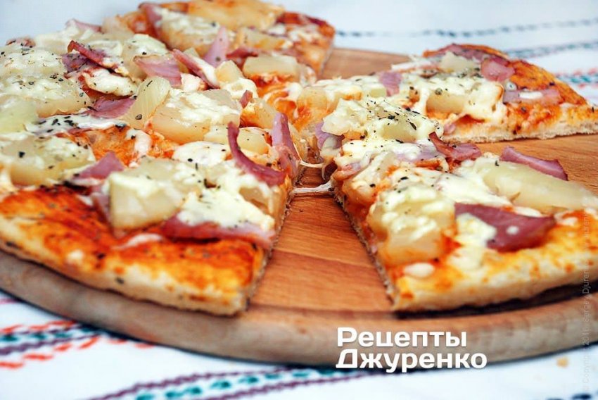 Вкусная пицца по рецепту Сергея Джуренко