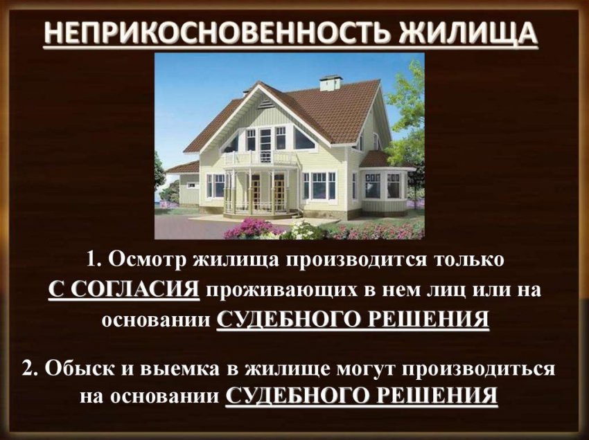Кто и когда может нарушить неприкосновенность жилища россиянина