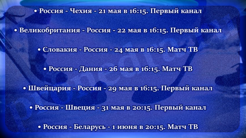 Где и когда смотреть матч ЧМ 2021 года по хоккею Россия — Швейцария