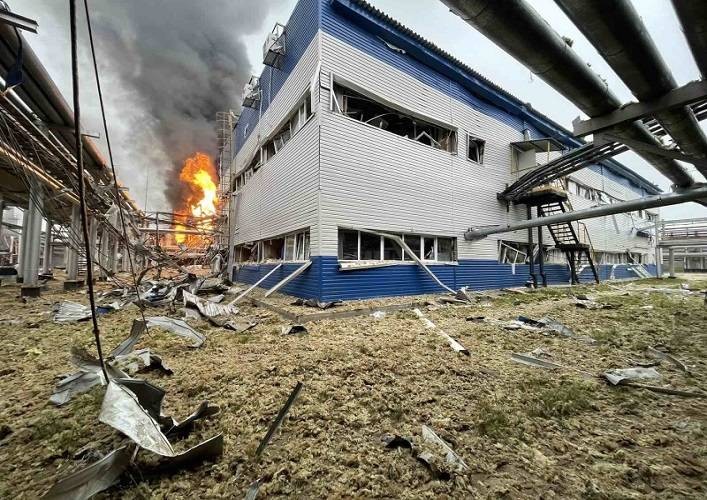 На газохимическом комплексе «Газпрома», недалеко от Нового Уренгоя, был потушен пожар
