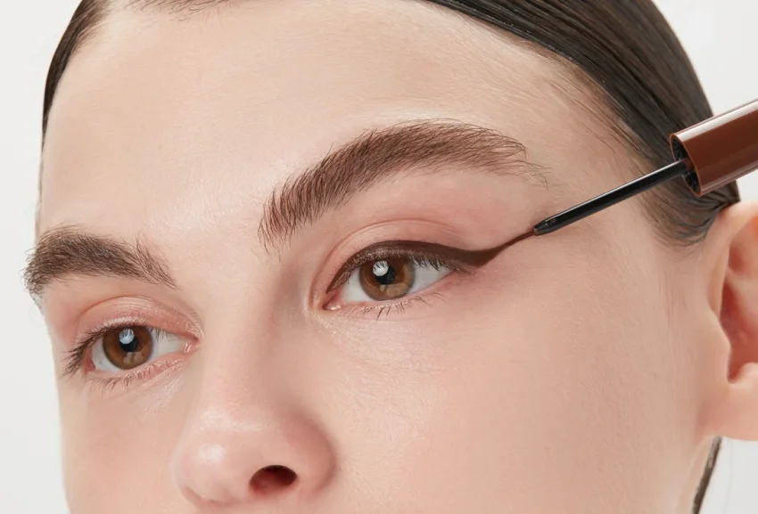 От mocha mousse до latte makeup: почему коричневая подводка выглядит естественнее черной