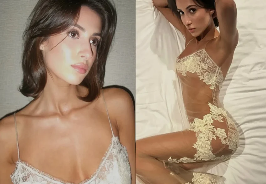 Младшая сестра Бьянки Цензори снялась в "голом" платье