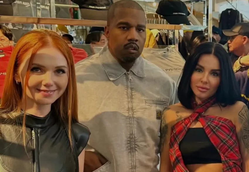 Канье Уэст встретился с группой t.A.T.u. и Гошей Рубчинским в Японии