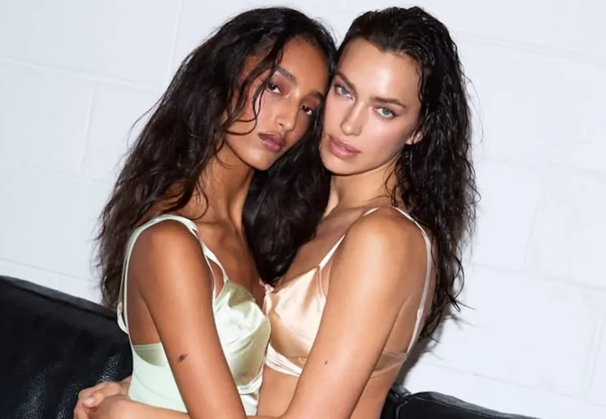 Ирина Шейк в нижнем белье снялась для журнала Vogue