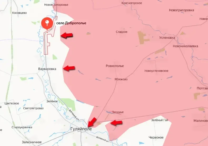 ВСУ покинули Доброполье: ВС РФ продвинулись на север