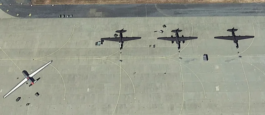 Разведывательная авиация ВВС США на спутниковых снимках