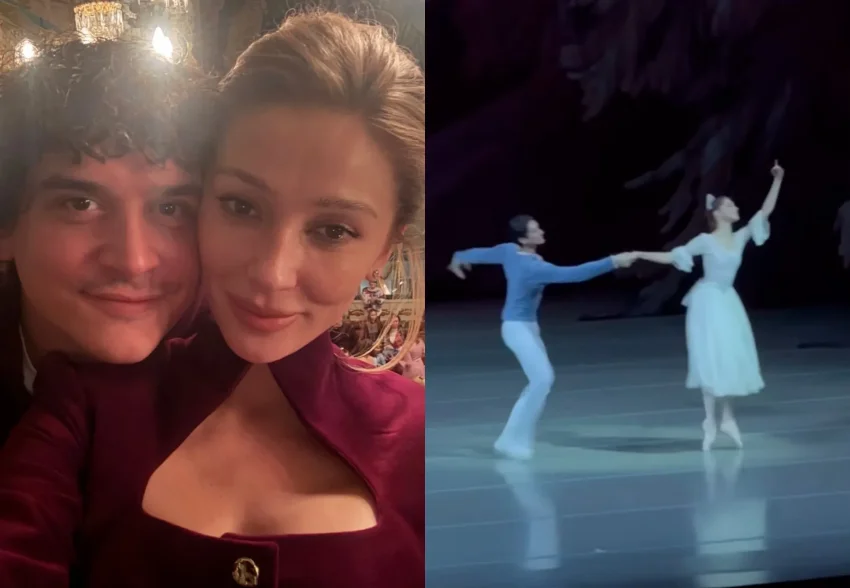 Настя Ивлеева и её муж Филипп Бегак сходили на "Щелкунчика"