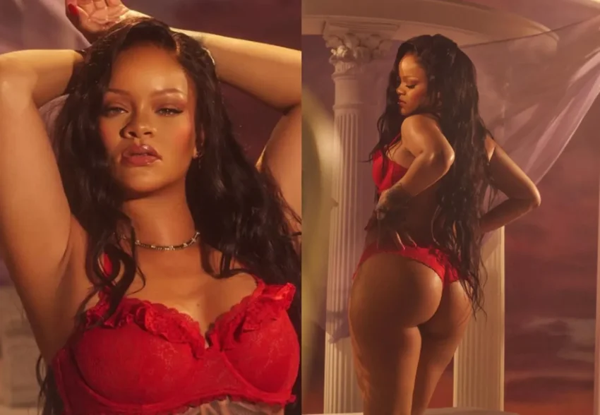 Рианна снялась в нижнем белье спустя три месяца после третьих родов