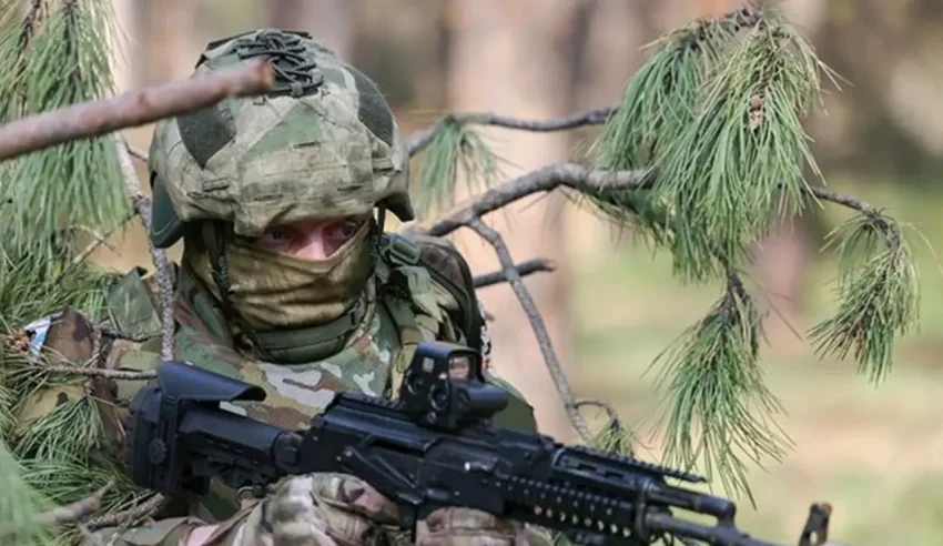 Показаны снятые от первого лица эффектные кадры штурма ВС РФ блиндажа ВСУ