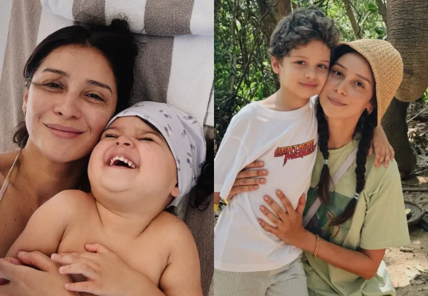 Равшана Куркова показала, как отдыхает с детьми на море