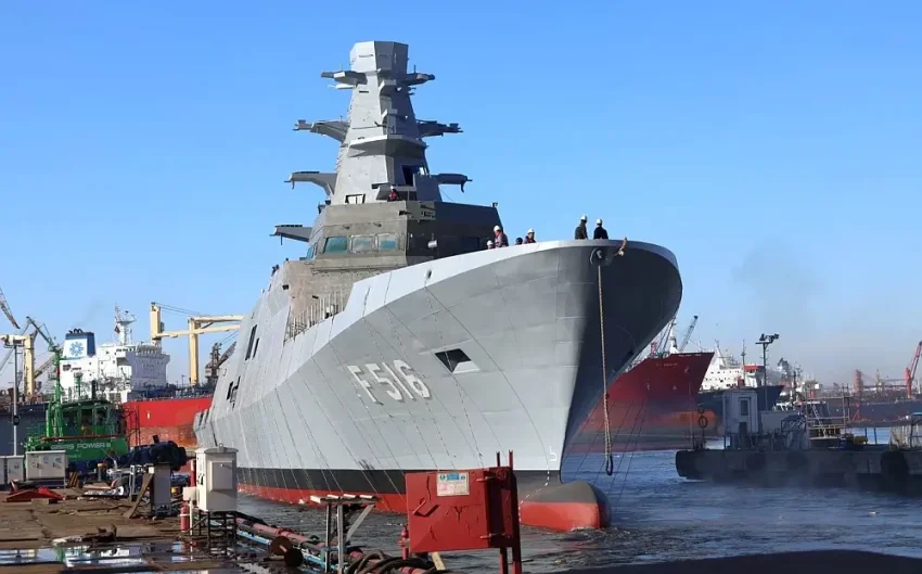 В Турции спущен на воду очередной импортозамещённый фрегат класса «Истиф»