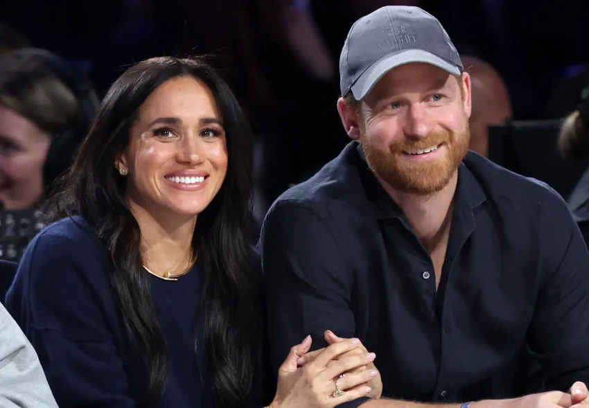 Меган Маркл и принц Гарри сходили на баскетбол