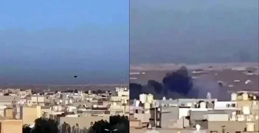 В небе над Кувейтом сбит самолёт F-15 ВВС США — показано видео крушения