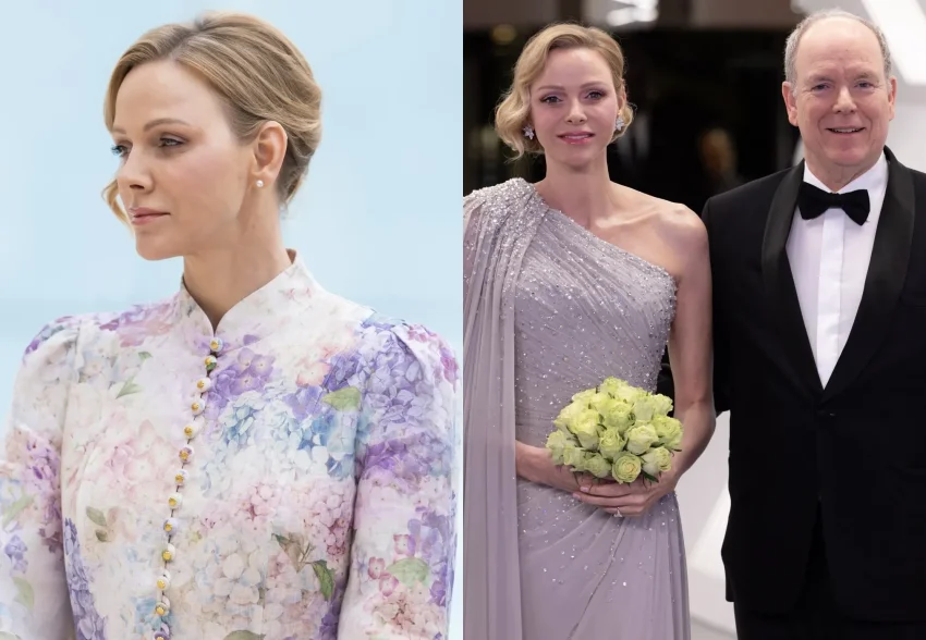 Два ярких выхода: князь Альбер II и княгиня Шарлен посетили мероприятия в Монако